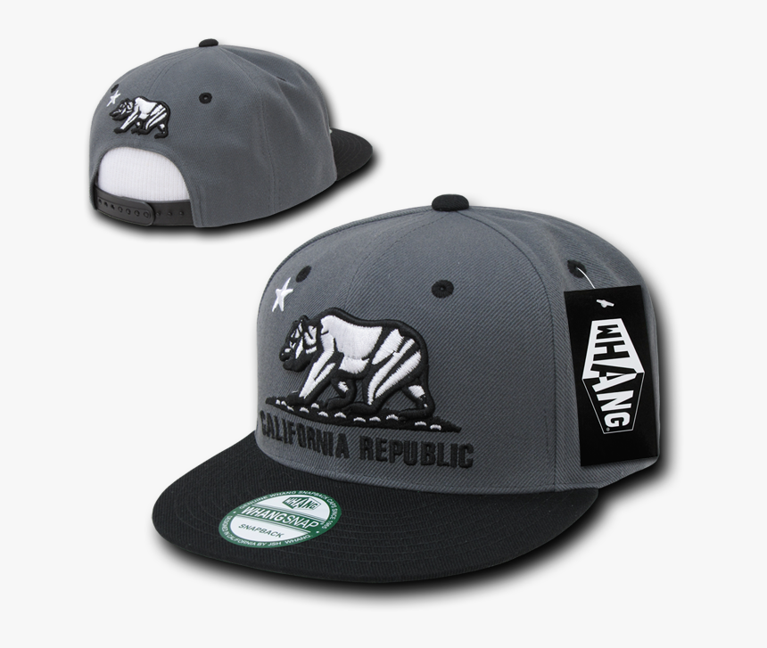 Cali Snapback Grey Navy, HD Png Download, Free Download