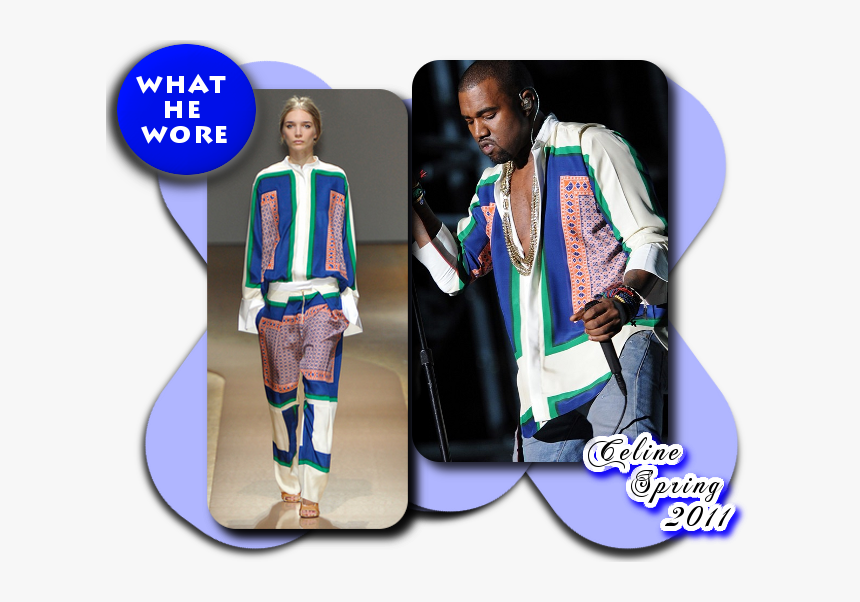 Kanye West In Celine, HD Png Download, Free Download