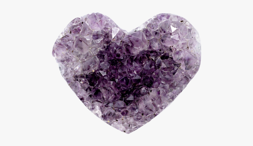 Amethyst Cluster Heart Crystal Cluster Amethyst Hd Png Download Kindpng