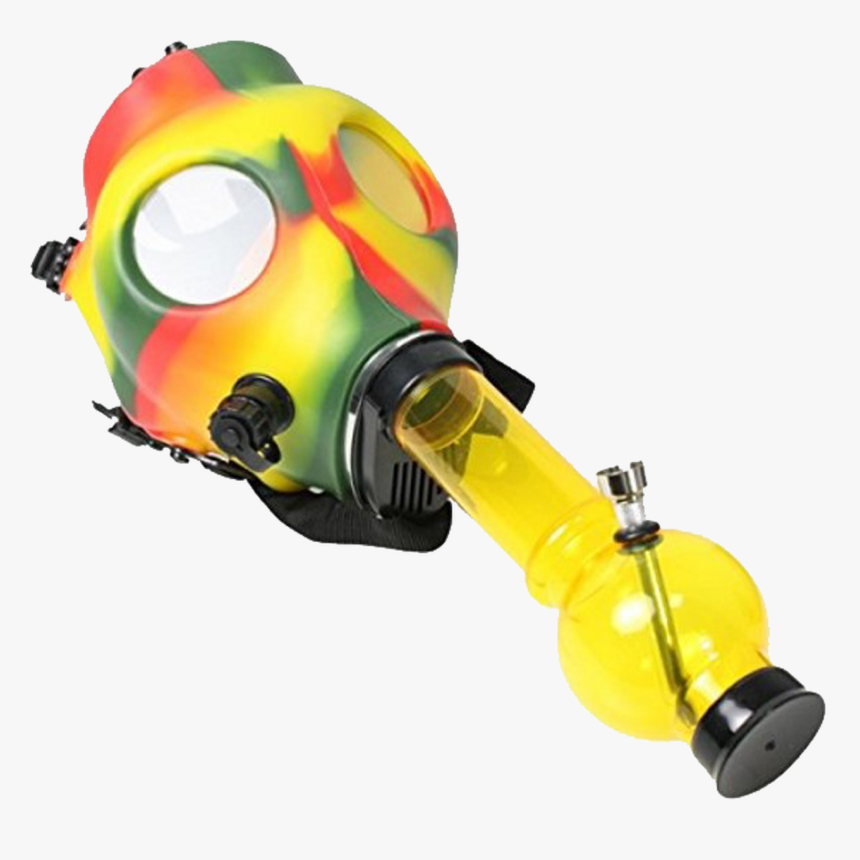 Colored Gas Mask - Colorful Gas Mask Bong, HD Png Download, Free Download