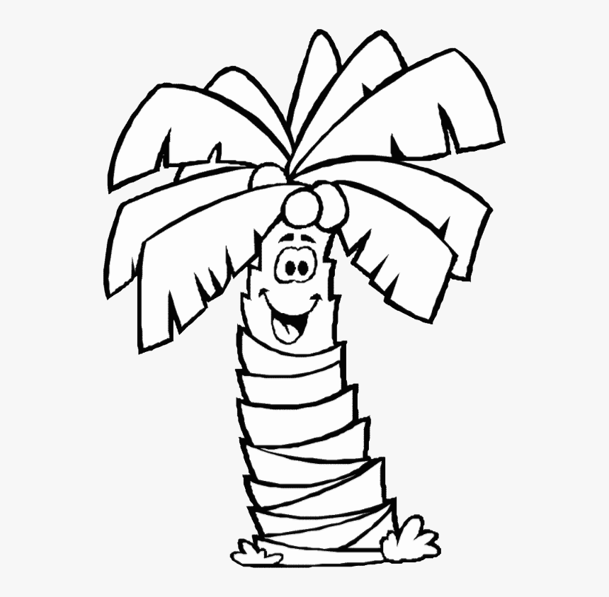 Color In Palm Tree Clipart , Png Download - Color In Palm Tree, Transparent Png, Free Download