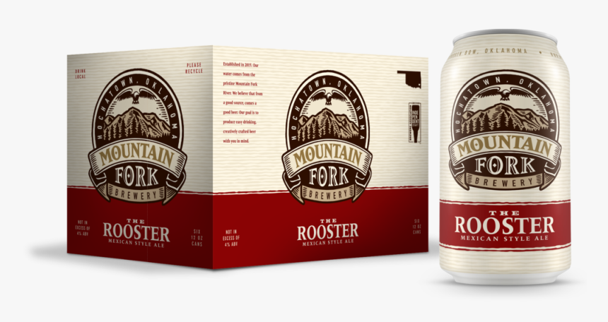 Theroostercanandcarrier - Mountain Fork Brewery, HD Png Download, Free Download