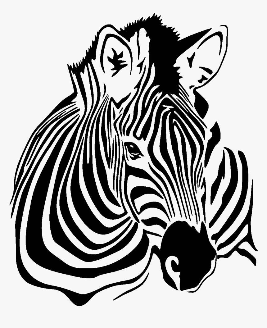 Animals Wall Decals Zebra Head Wall Decal Ambiance - Zebra Art, HD Png Download, Free Download