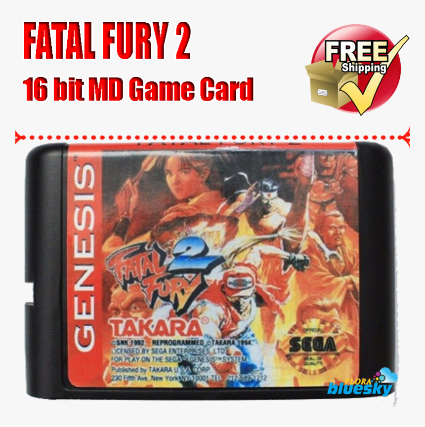 Gulton 1165 Zebra Z4m - Fatal Fury 2 Sega Genesis, HD Png Download, Free Download