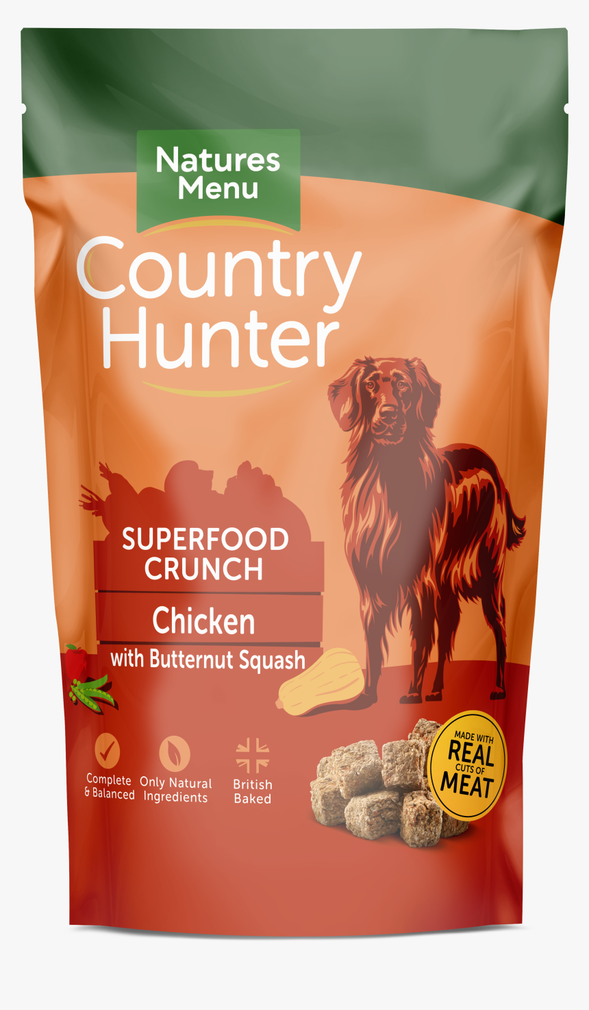 Country Hunter Superfood Crunch Adult Dog Chicken With - Natures Menu Country Hunter Superfood Crunch Chicken, HD Png Download, Free Download