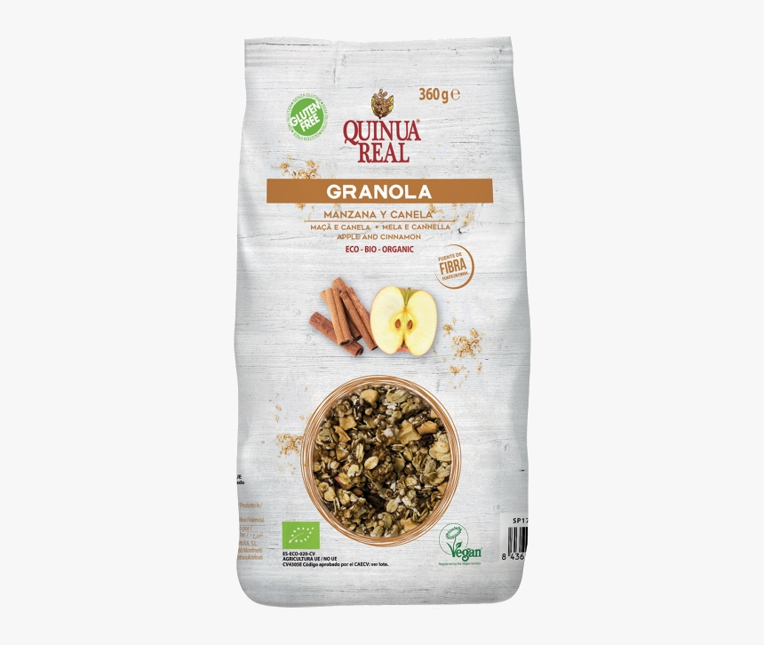 Qr028 Quinua Real Granola With Apple And Cinnamon - Quinua Real Granola, HD Png Download, Free Download