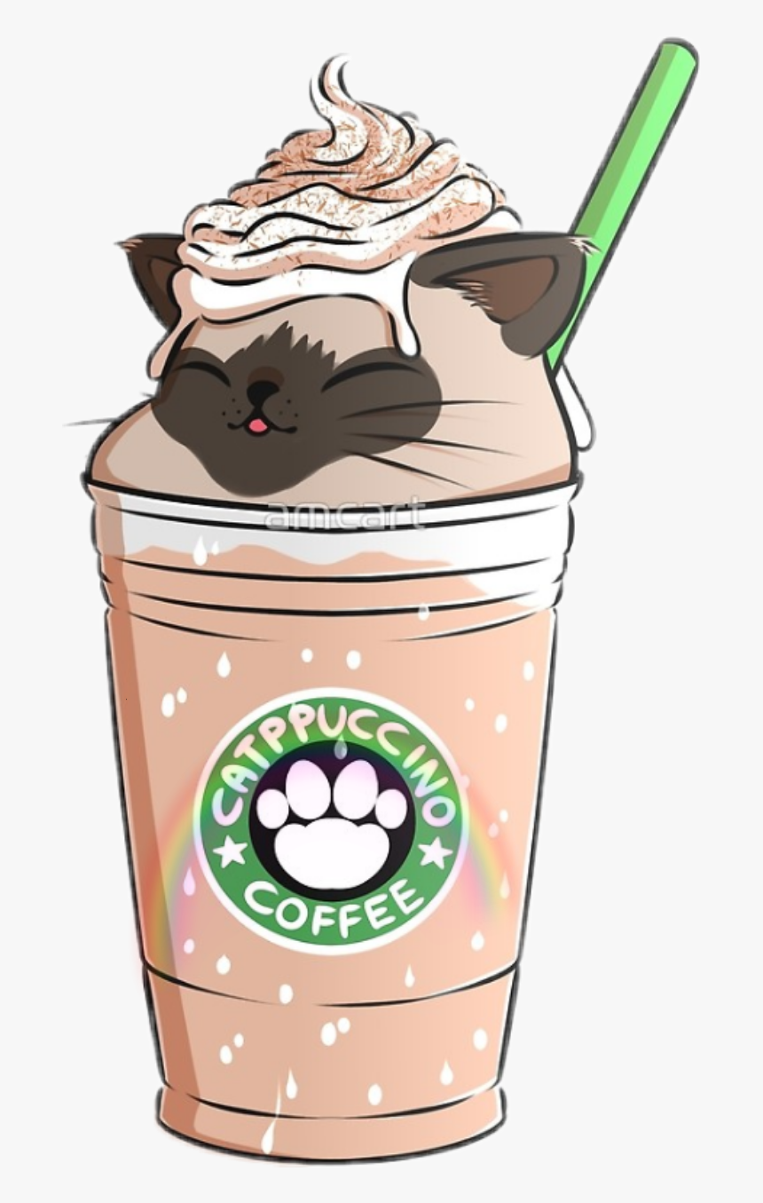 Starbucks Clipart Cat - Cute Starbucks, HD Png Download, Free Download