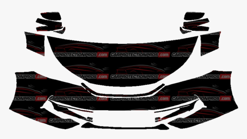 2017 Honda Accord Hybrid Sedan 3m Clear Bra Deluxe - Grille, HD Png Download, Free Download