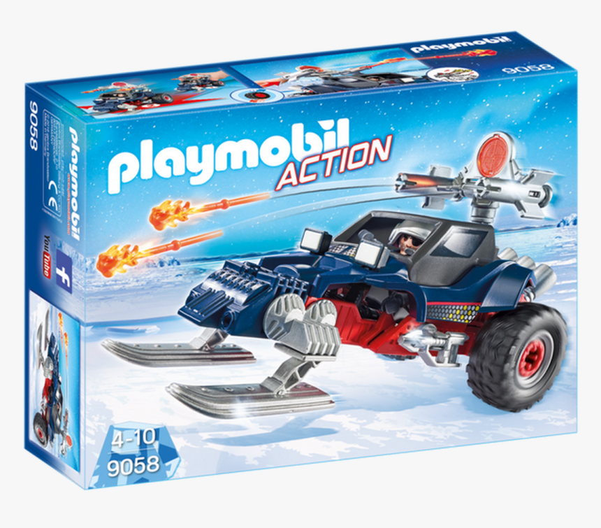 Playmobil Ice Pirate With Snowmobile - Playmobil 9058, HD Png Download, Free Download