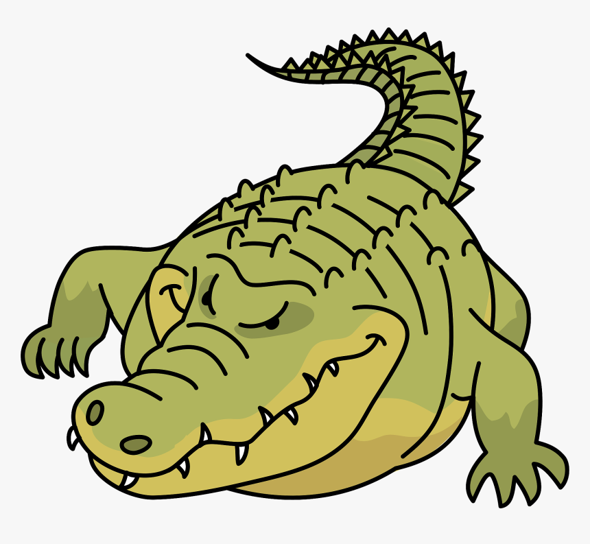 Saltwater Crocodile Cartoon, HD Png Download, Free Download