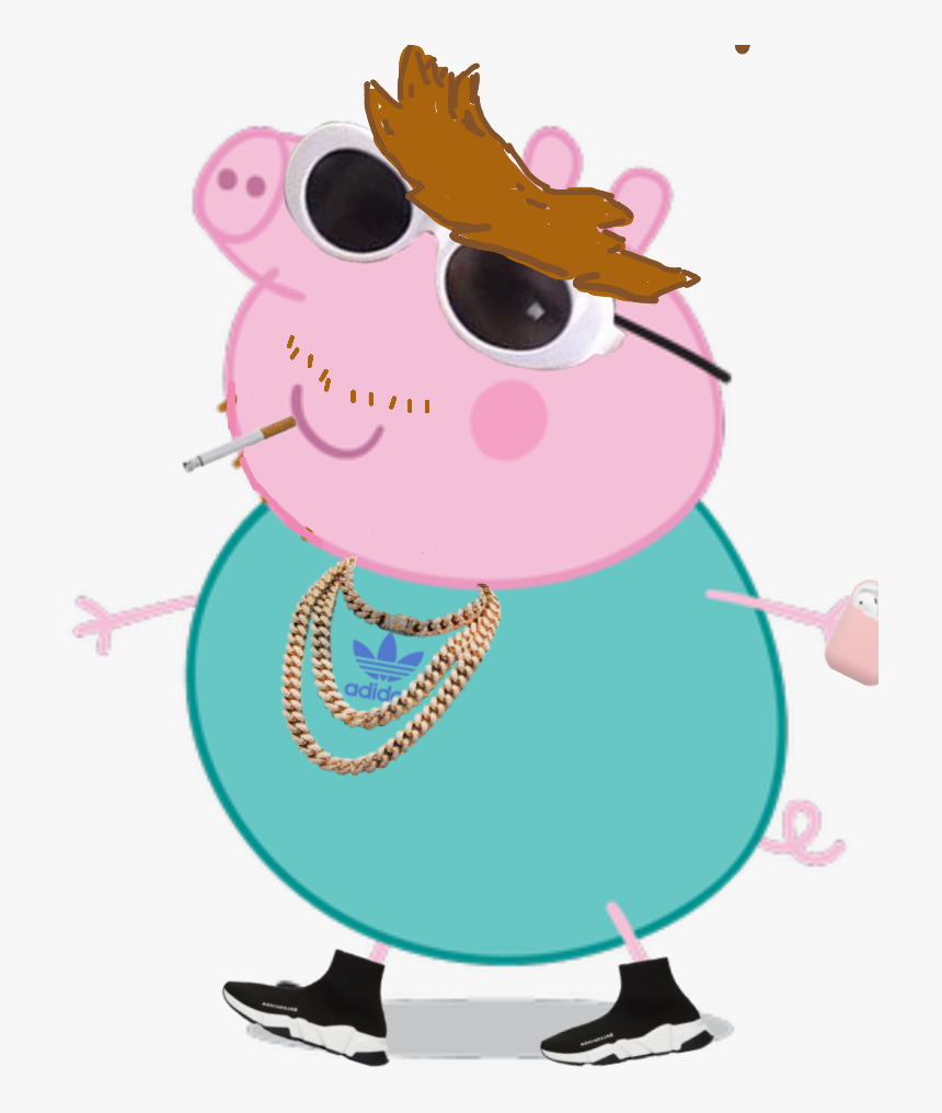 #peppapigmeme #daddypig #roadman #freetoedit - Daddy Pig, HD Png Download, Free Download