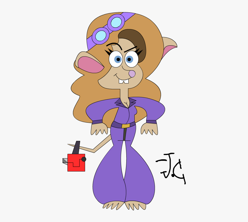 Humanized Gadget Hackwrench I Came Up With While Fooling - Cartoon, HD Png Download, Free Download