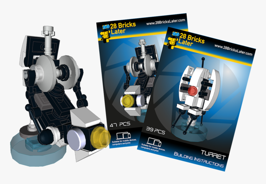 Transparent Portal Turret Png - Lego Portal, Png Download, Free Download