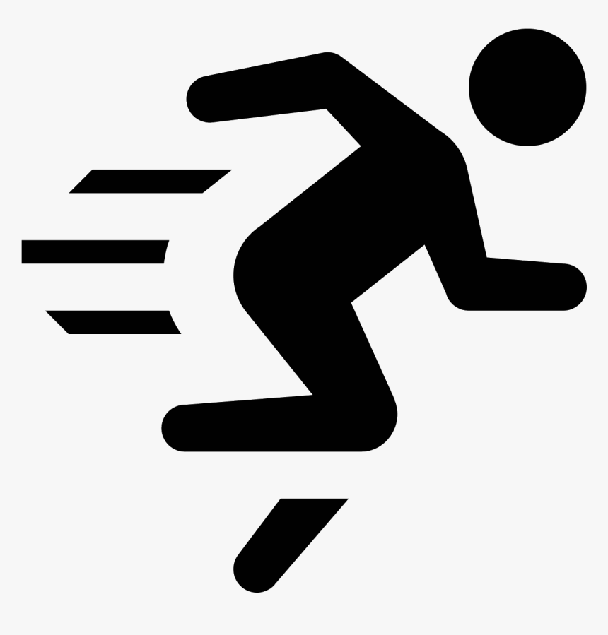 This Is An Icon Representing Exercise And Shows A Person - Sign, HD Png Download, Free Download