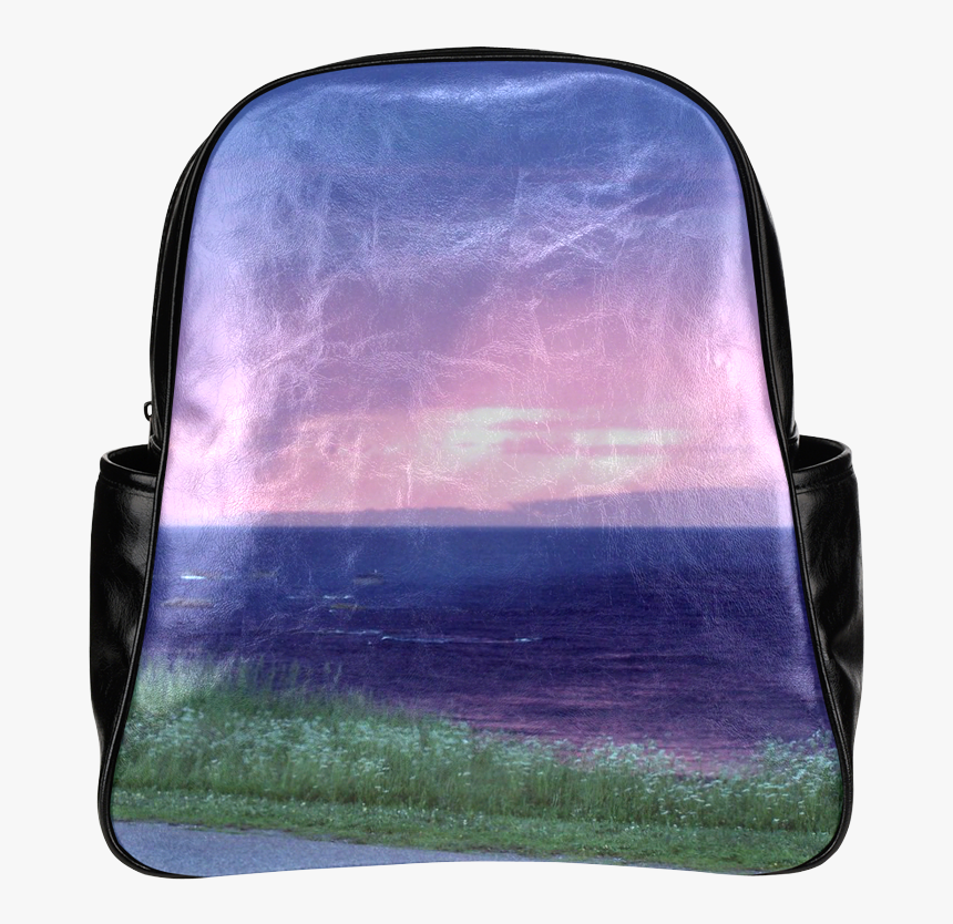 Purple Rain Multi-pockets Backpack - Laptop Bag, HD Png Download, Free Download