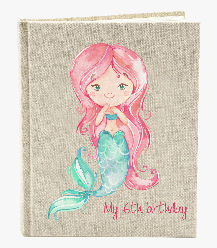 6th Birthday Mermaid - Illustration, HD Png Download, Free Download