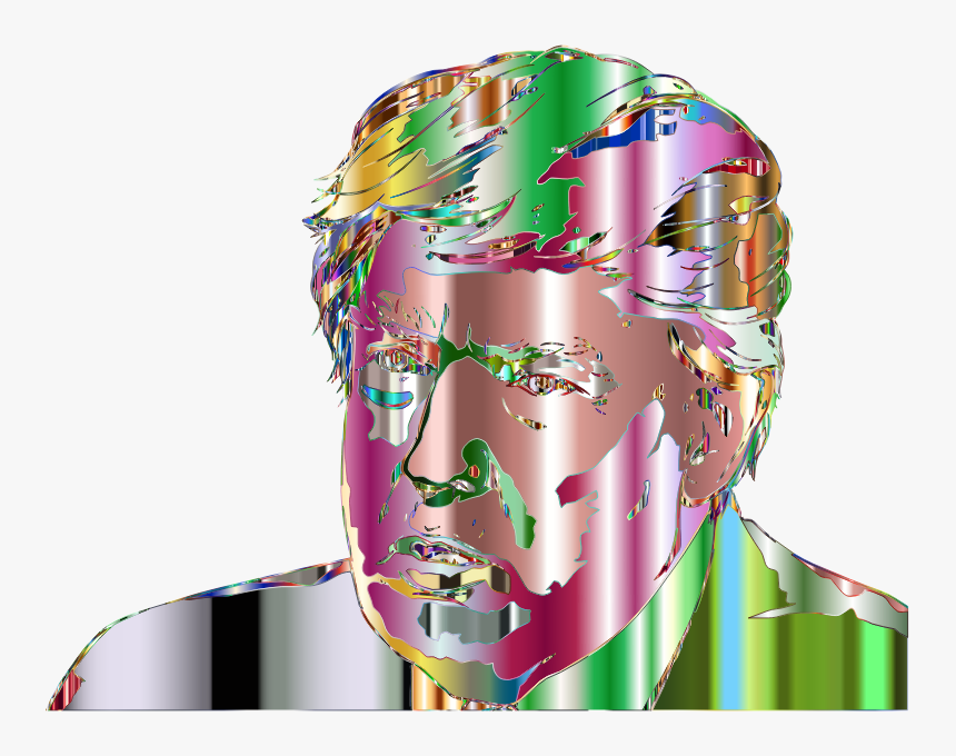 Donald Trump Portrait 3 Surreal - Illustration, HD Png Download, Free Download