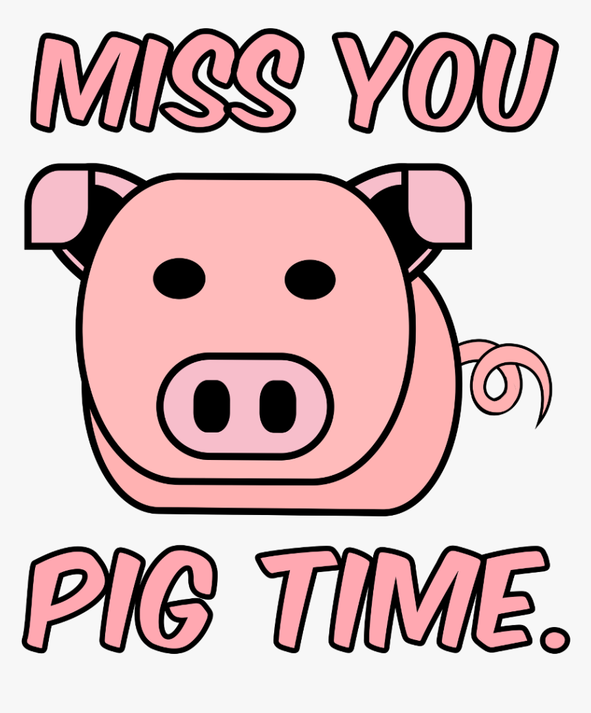 #pig #piggy #missyou #ninagarman #billithecat #freetoedit - Limitlesscp, HD Png Download, Free Download