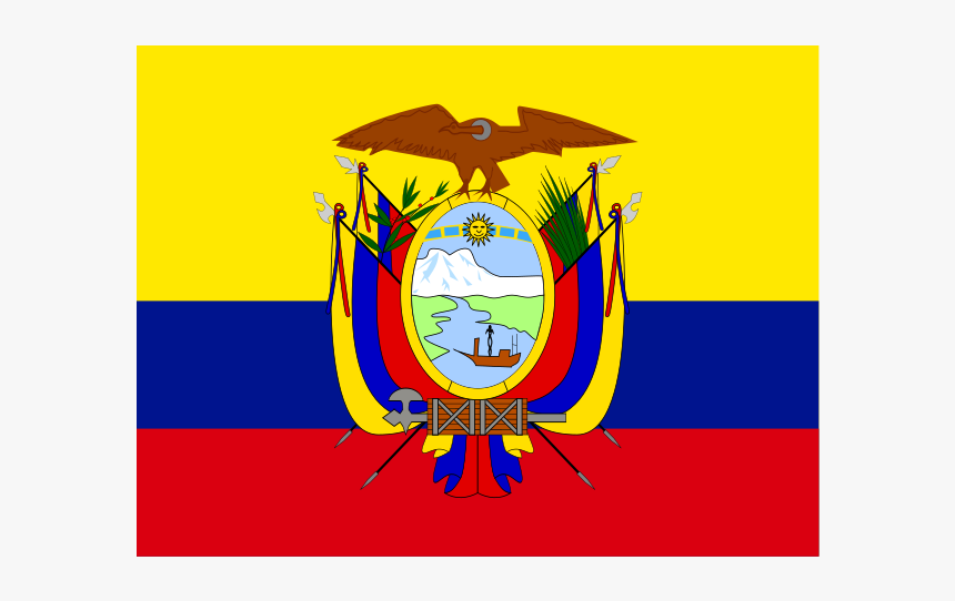 Flag Of Ecuador Logo Png Transparent - Ecuador Flag, Png Download - kindpng