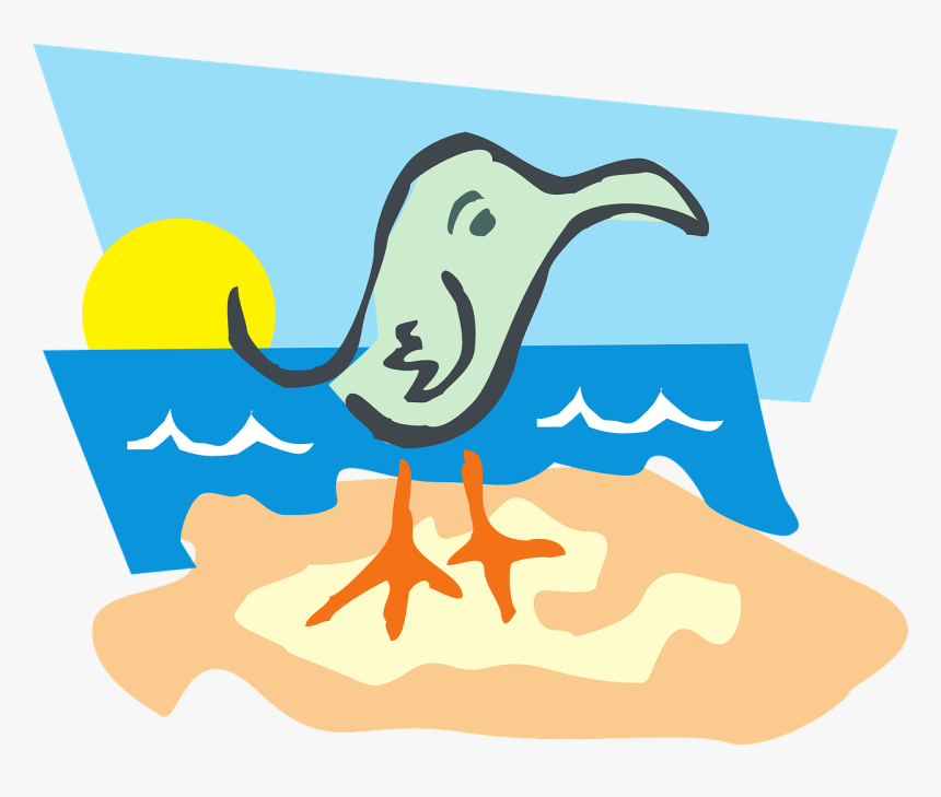 Sun An Sea Clip Art Free, HD Png Download - kindpng