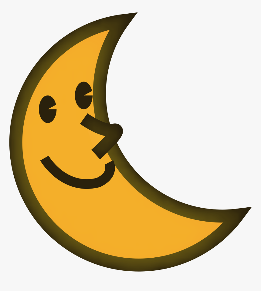 Crescent Moon Cartoon 16, Buy Clip Art - Clip Art, HD Png Download