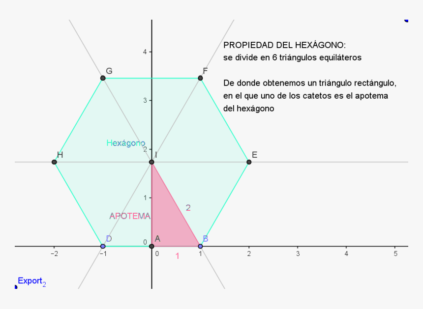 Hipotenusa De Un Hexagono, HD Png Download, Free Download