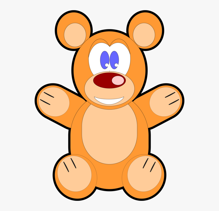 Carnivoran,artwork,teddy Bear - Teddy Bear, HD Png Download, Free Download