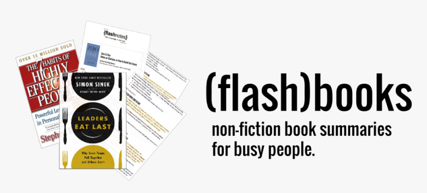 Book Summaries By Flashbooks - Business Book Summaries, HD Png Download, Free Download