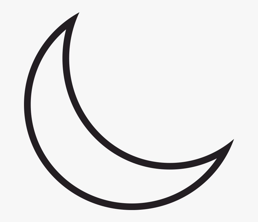 Ourmoon Crescent Moon Drawing, HD Png Download kindpng