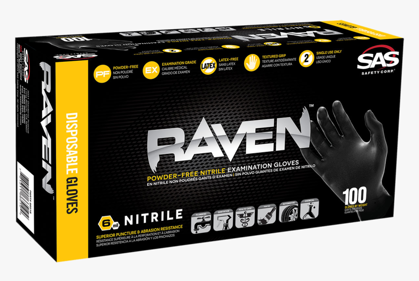 Raven Gloves, HD Png Download, Free Download