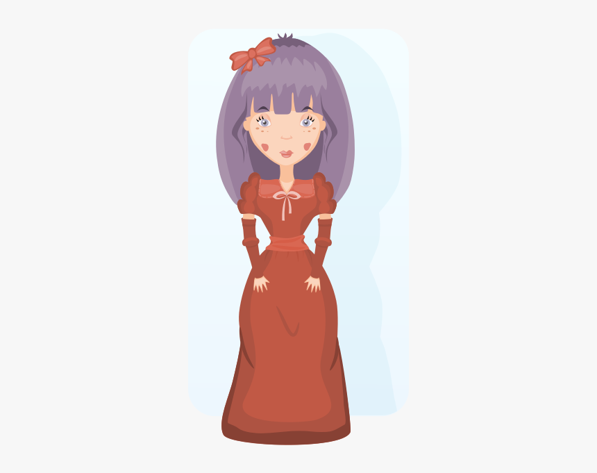 Victorian Girl Vector Image, HD Png Download, Free Download