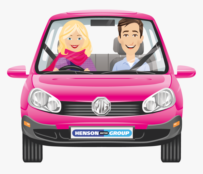 Bad Credit Car Finance - Couple Cartoon Road Trip, HD Png Download, Free Download