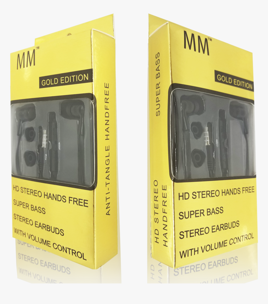 Mm Gold Edition Hq Handsfree Black, HD Png Download, Free Download