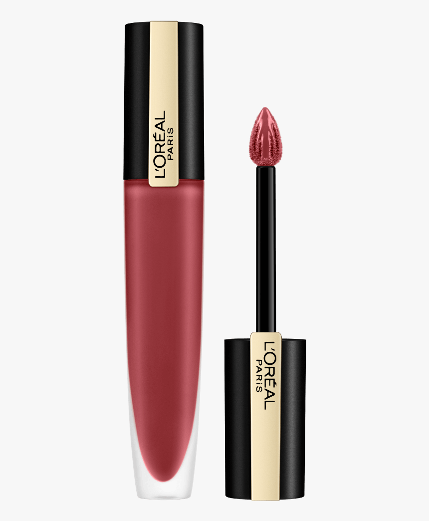 L Oreal Paris Liquid Lipstick Rouge Signature 130, HD Png Download, Free Download