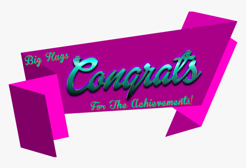 Big Hugs For The Achievements Png Photo - Graphic Design, Transparent Png, Free Download