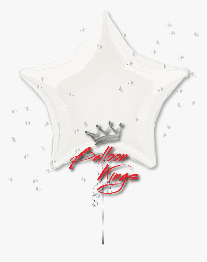 Large White Star - Basketball Balloons Hd Png, Transparent Png, Free Download