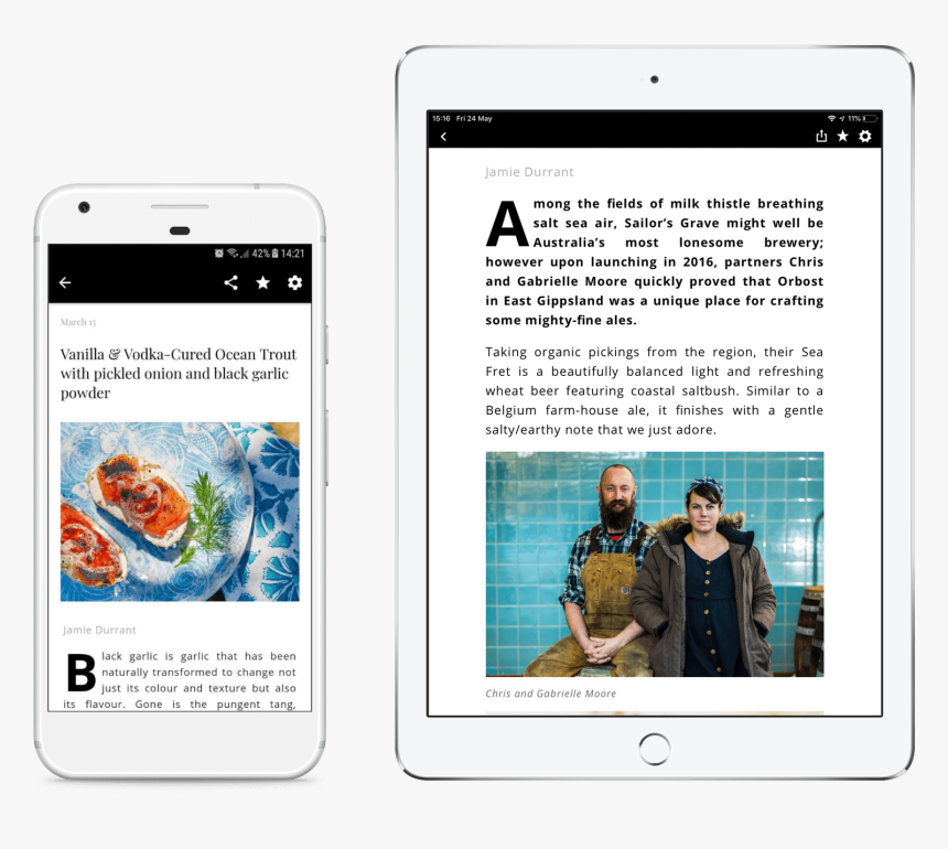 Digital Magazine Design - Mobile Magazine Design, HD Png Download, Free Download