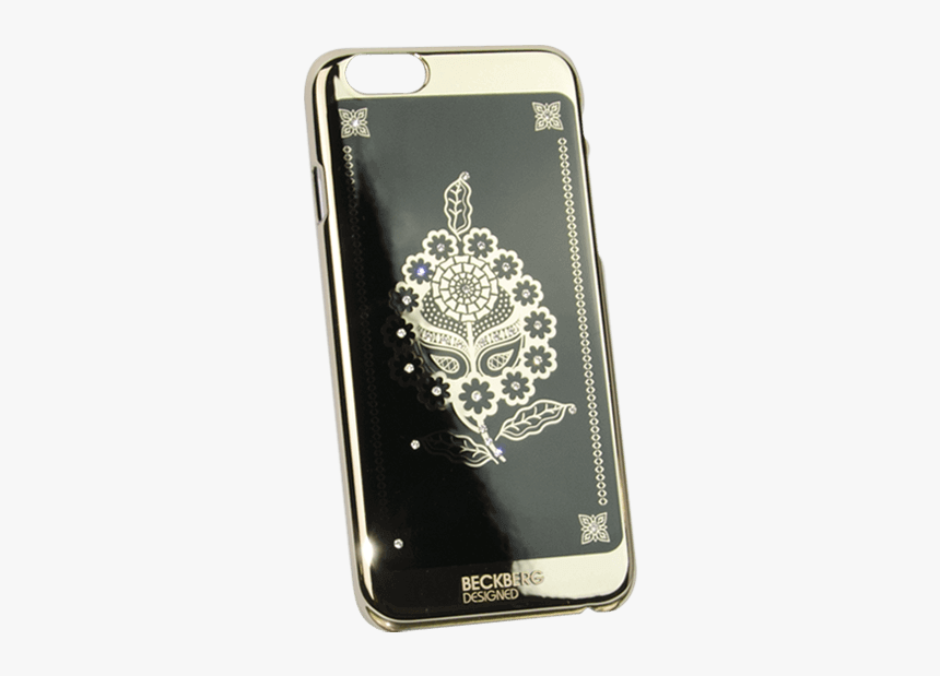 Cover Rigida Crystal Nero-oro Per Iphone 6/6s - Smartphone, HD Png Download, Free Download