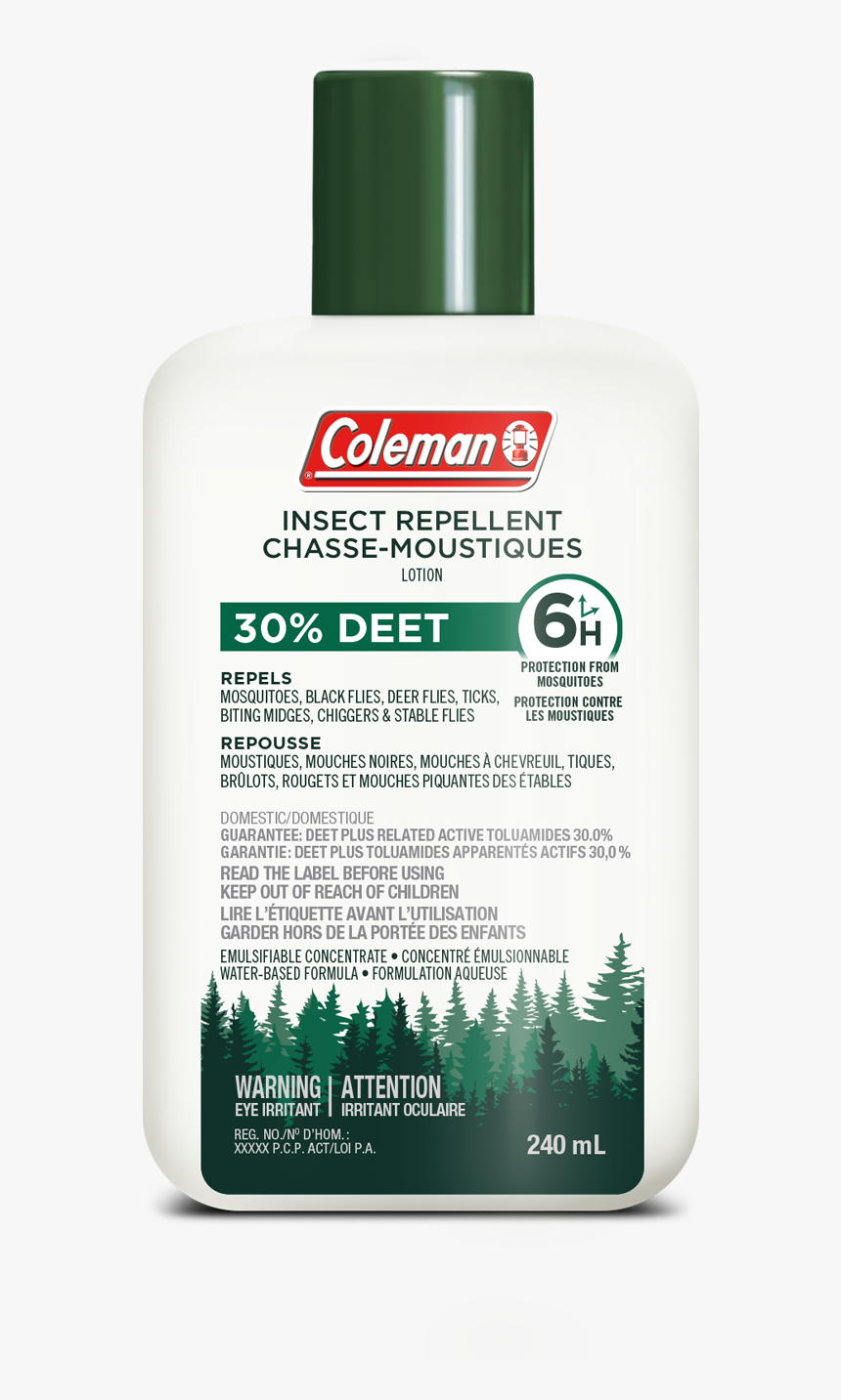 Coleman Lotion 30 Deet 240ml Bottle - Coleman, HD Png Download, Free Download