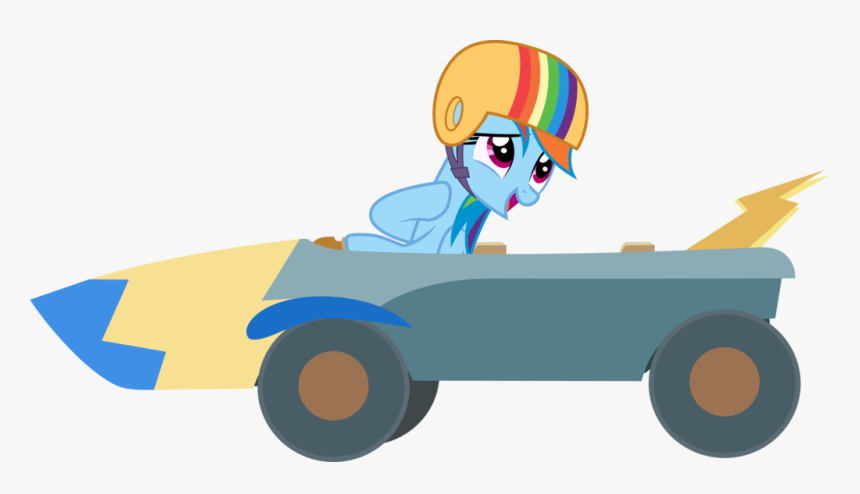 Banner Download Rainbow Dash And Her Go Kart By Clipart - Applejack, HD Png Download, Free Download