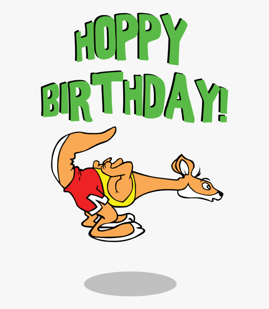 Kangaroo Happy Birthday - Happy Birthday Clip Art, HD Png Download, Free Download