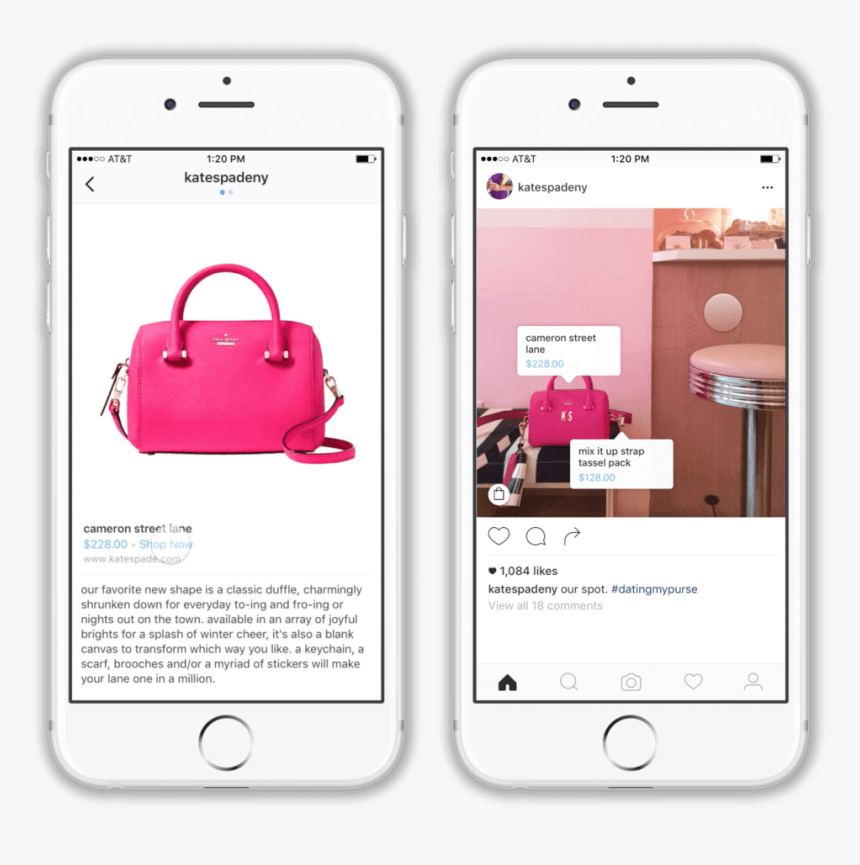 Instagram Shoppable Shopping In App Purchases - Product Tag On Instagram, HD Png Download, Free Download