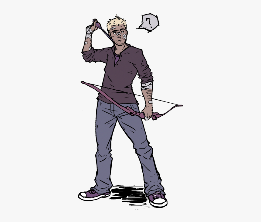 Clint Barton Hawkeye What A Nerd Nikarts - Clint Barton Fanart, HD Png Download, Free Download