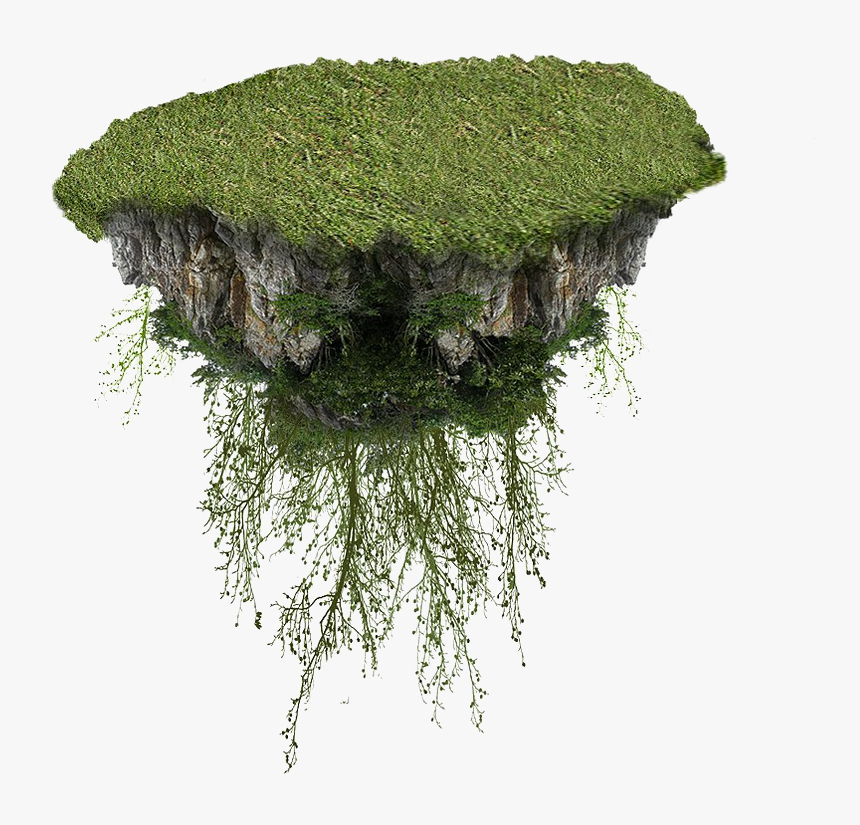 transparent grass transparent background png floating island stock png download kindpng floating island stock png download