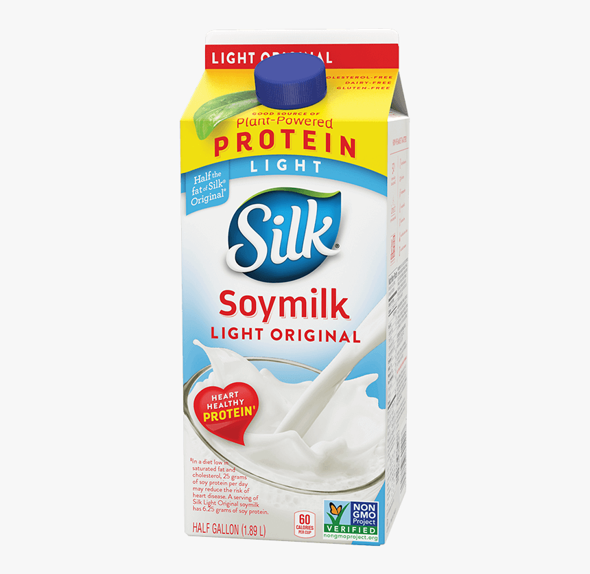 Silk Light Original Soymilk - Skim Milk, HD Png Download, Free Download