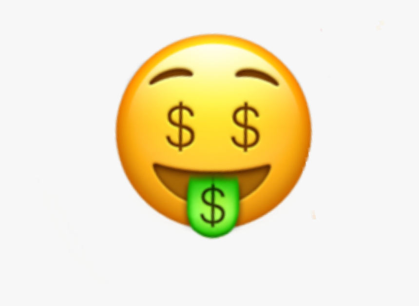 Money Face Emoji Png, Transparent Png, Free Download