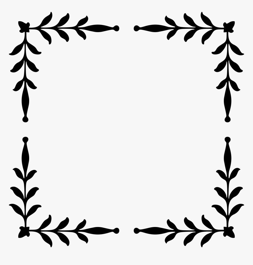 Transparent Decoration Corner - Decorative Corner Clip Art, HD Png Download, Free Download