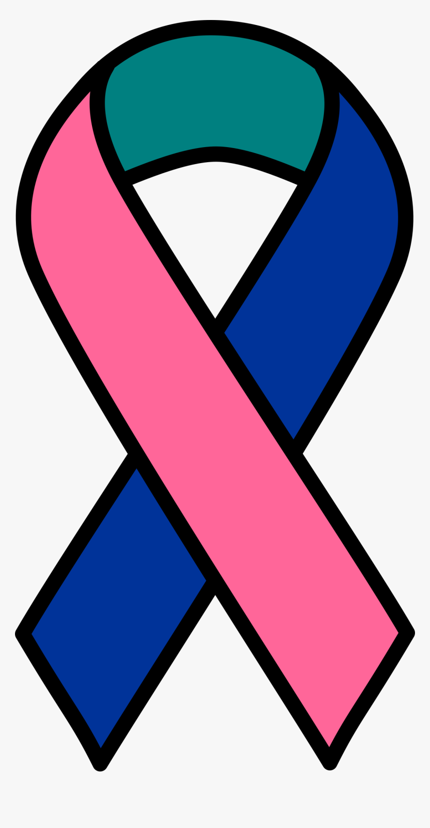 Thyroid Cancer Ribbon Clip Arts - Cancer Ribbon Clipart, HD Png Download, Free Download