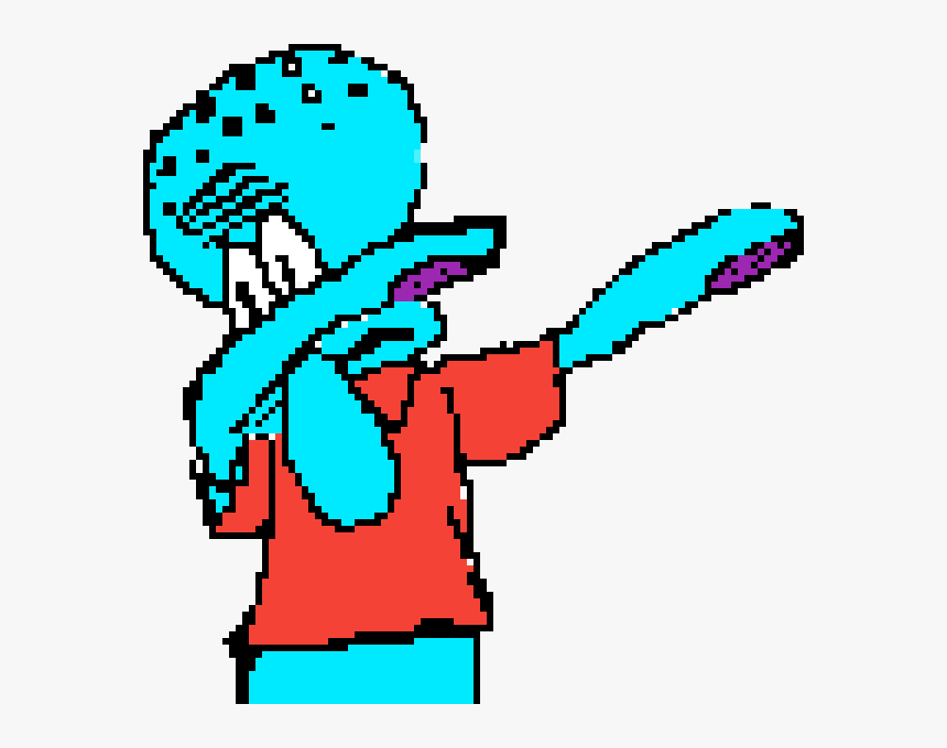 Squidward Dabbing Clipart , Png Download, Transparent Png, Free Download