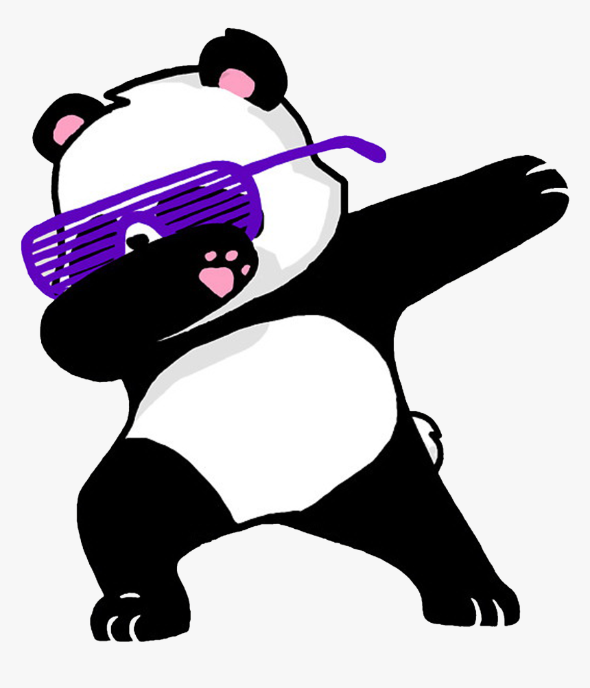 Panda Clipart Dabbing - Dabbing Panda, HD Png Download, Free Download